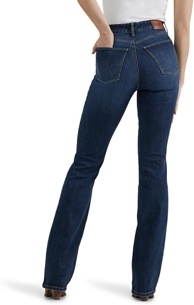 Wrangler Women's Bespoke High Rise Lacey Bootcut Jean | Amazon (US)