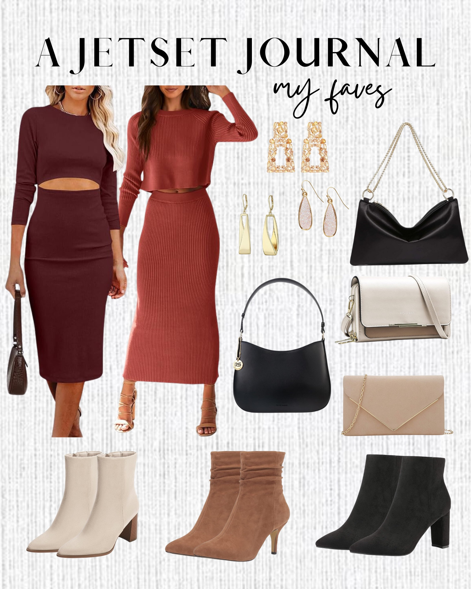 Get ready for your date night with this elegant two-piece set, handbag, and ankle boots!
fashion inspo, fall vibes, outfit of the day, ootd, date night look, amazon favorites, fall outfit idea, trendy style, affordable finds fashion accessories

#LTKStyleTip #LTKSeasonal #LTKItBag