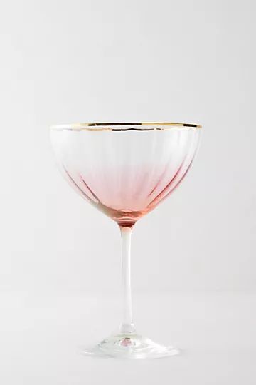 Waterfall Coupe Glass | Anthropologie (US)