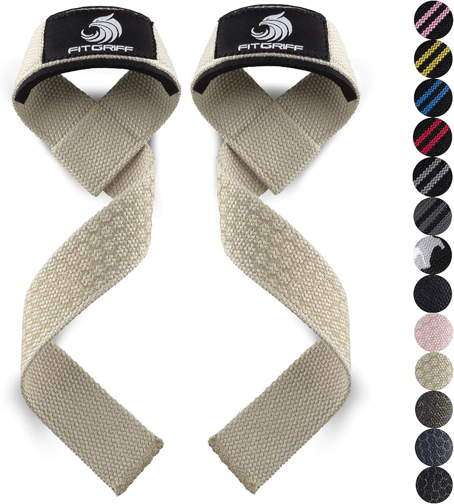 Fitgriff® Lifting Wrist Straps for Weightlifting, Gym, Deadlift, Workout (Made of Premium Cotton... | Amazon (US)