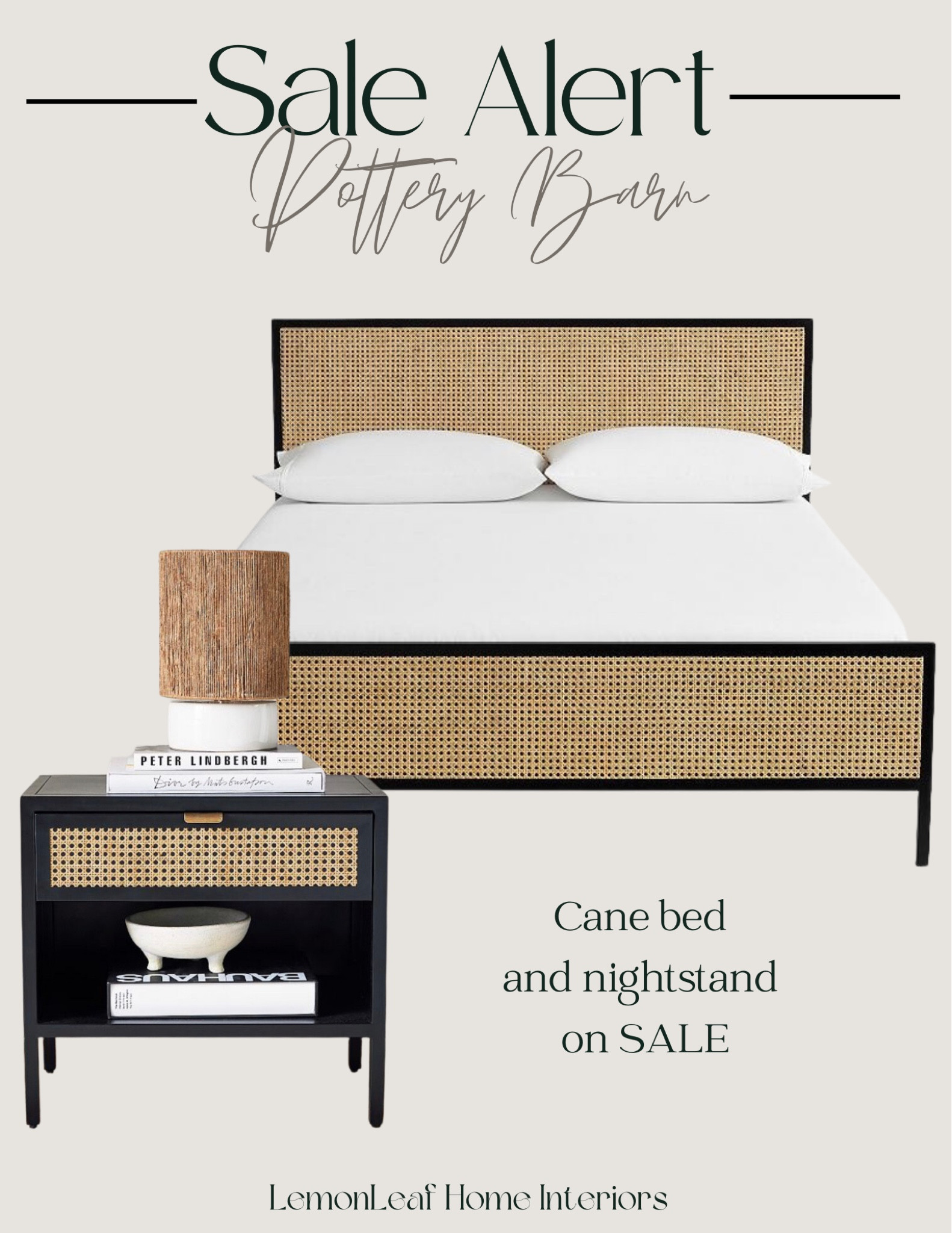 This gorgeous caned bed is on sale and the nightstand is too! From pottery barn 

#LTKsalealert #LTKstyletip #LTKhome