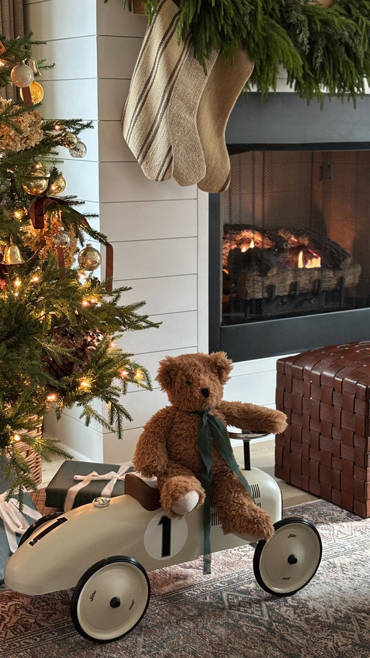 The living room tree and the little ride-on car that feels straight out of a childhood Christmas memory. Soft, classic, and cozy.

Christmas tree, vintage toy car, kids ride on car, neutral holiday decor, timeless Christmas style, cozy living room, classic holiday home, LTK home, LTK holiday, LTK decor, LTK Christmas

#LTKSeasonal #LTKHome #LTKHoliday