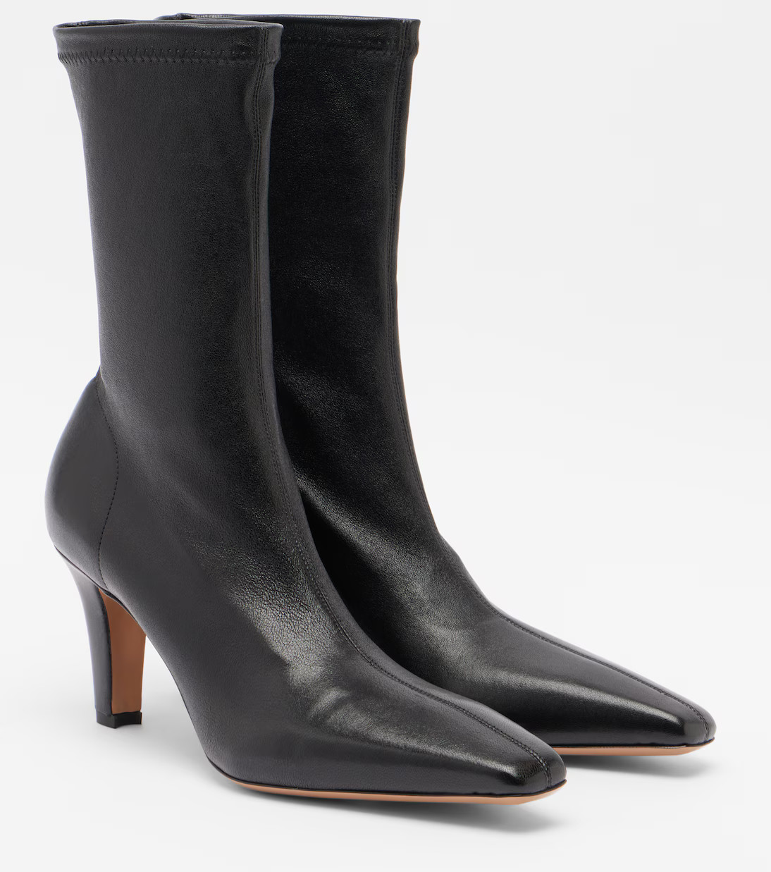 Belle 75 leather ankle boots | Mytheresa (UK)