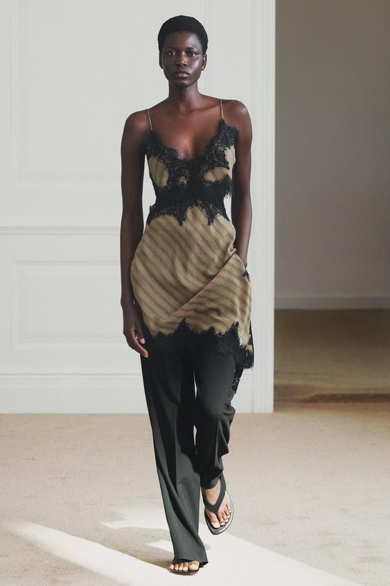 ZW COLLECTION CUT-OUT SLIP DRESS | Zara US