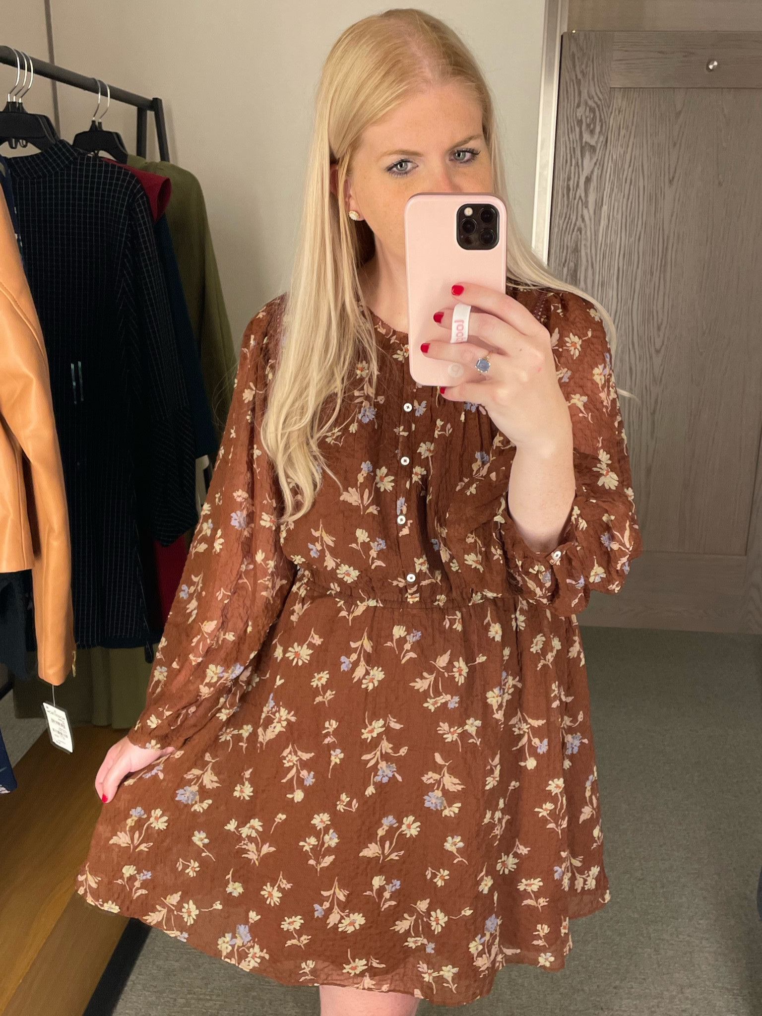 This dress is on sale right now! I'm wearing a large and could have worn a medium!

#LTKsalealert #LTKCyberweek