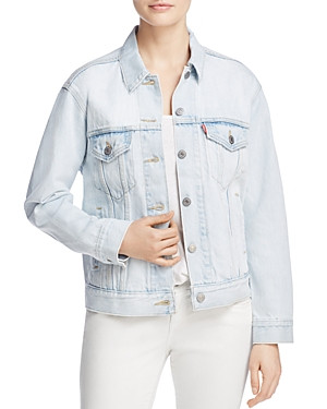Levi's Ex-Boyfriend Trucker Denim Jacket in Arctic Bleach | Bloomingdale's (US)