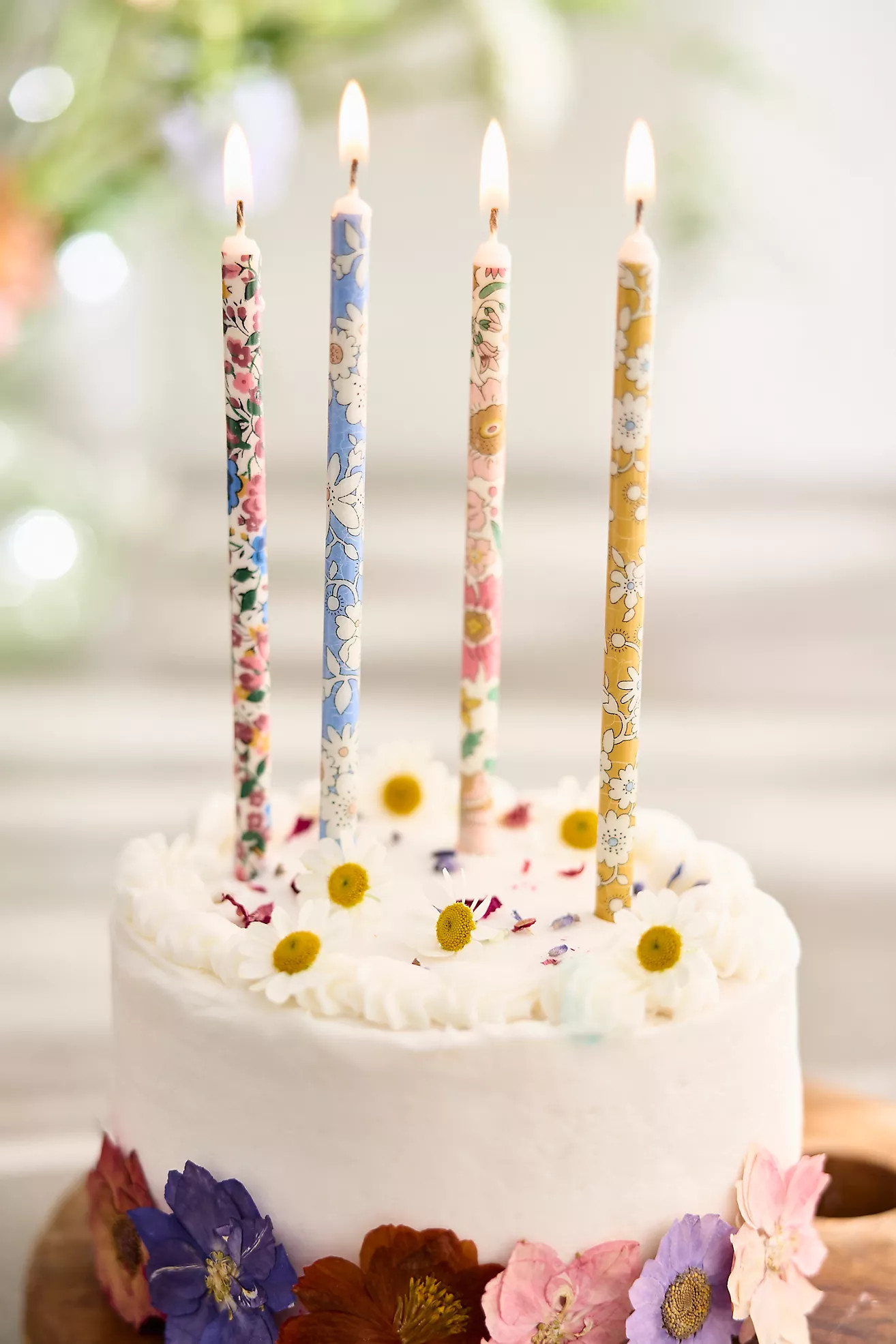 Liberty Print Birthday Candles, Set of 16 | Anthropologie (US)
