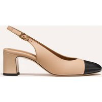 The Cluny Slingback - Dune and Black Nappa | Margaux