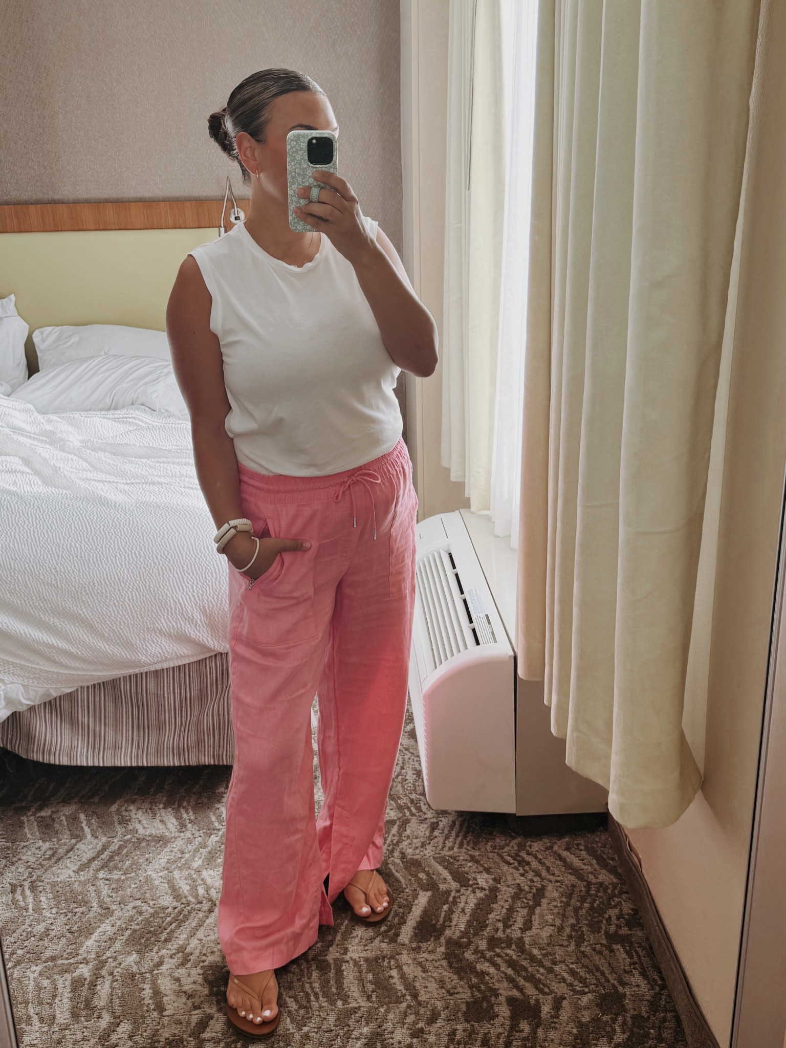 Work outfit / summer outfit

Wearing a large in my white tank and large in my linen pants 

texasskye - loopy phone case discount code

Pink pants
Summer pants
Vacation outfit 

#LTKFindsUnder100 #LTKMidsize #LTKSeasonal