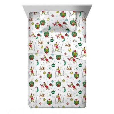 Twin The Grinch Flannel Sheet | Target