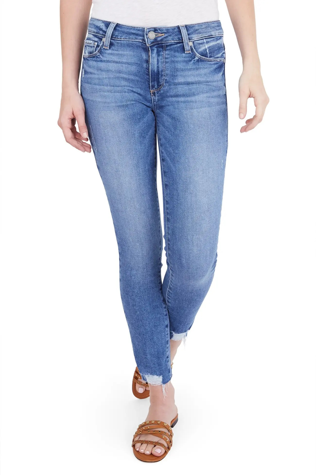 PAIGE | Verdugo Distressed Ankle Skinny Jeans | Nordstrom Rack | Nordstrom Rack