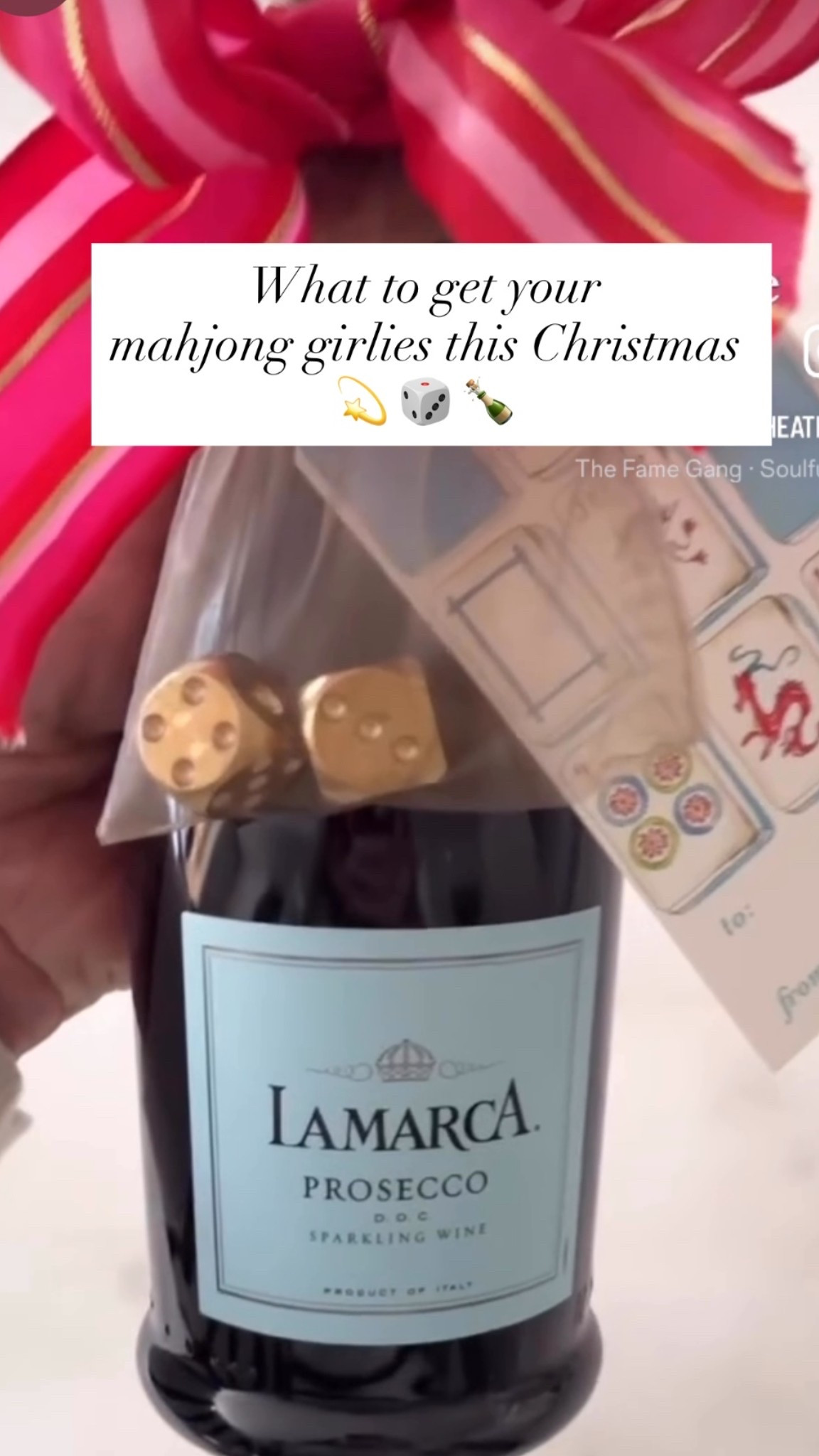 Cute mahjong gift idea! These gold dice from amazon elevate your game- they have a great weight to them and are under $10! 