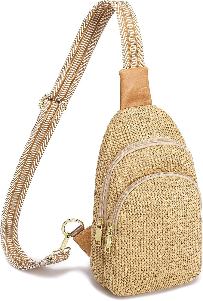 INICAT Faux Straw Crossbody Bags Beach Gifts Valentines Day Her Cruise Ship Essentials Women Summ... | Amazon (US)