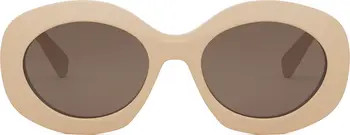 Triomphe 54mm Round Sunglasses | Nordstrom