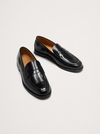 Leather Penny Loafer | Banana Republic (US)