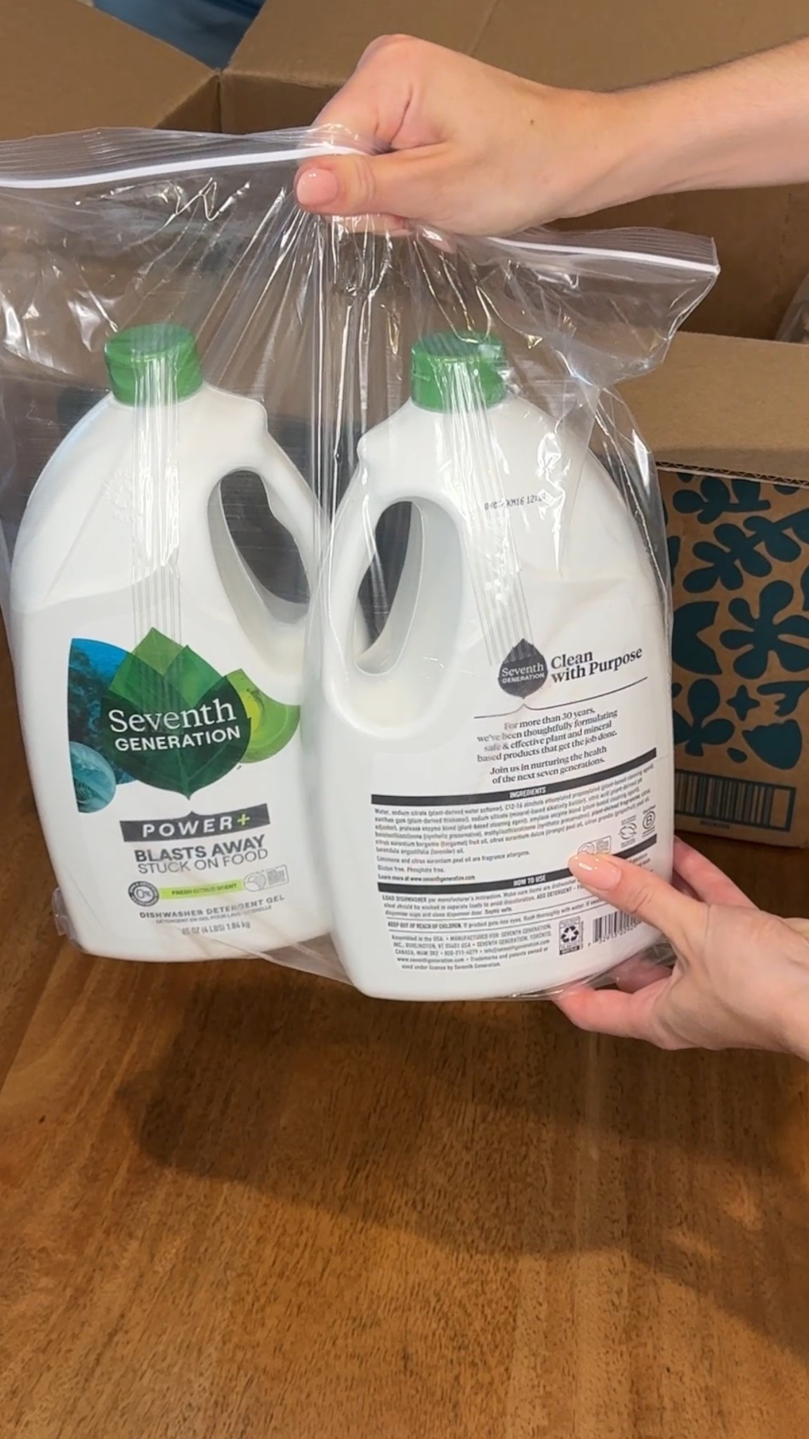 Non toxic dishwasher detergent from Seventh Generation 🫧
