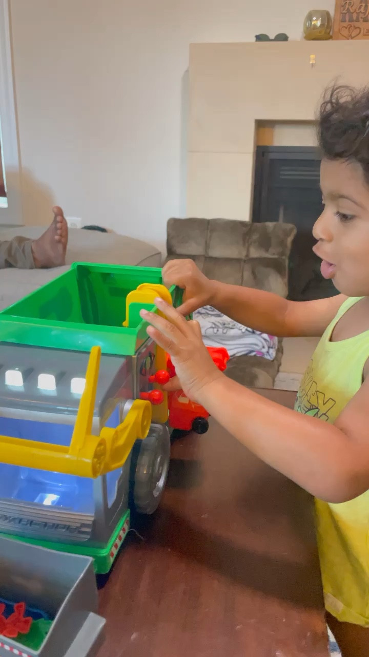 Recycled trash truck toy, toddler Toys 

#LTKkids #LTKbaby #LTKGiftGuide