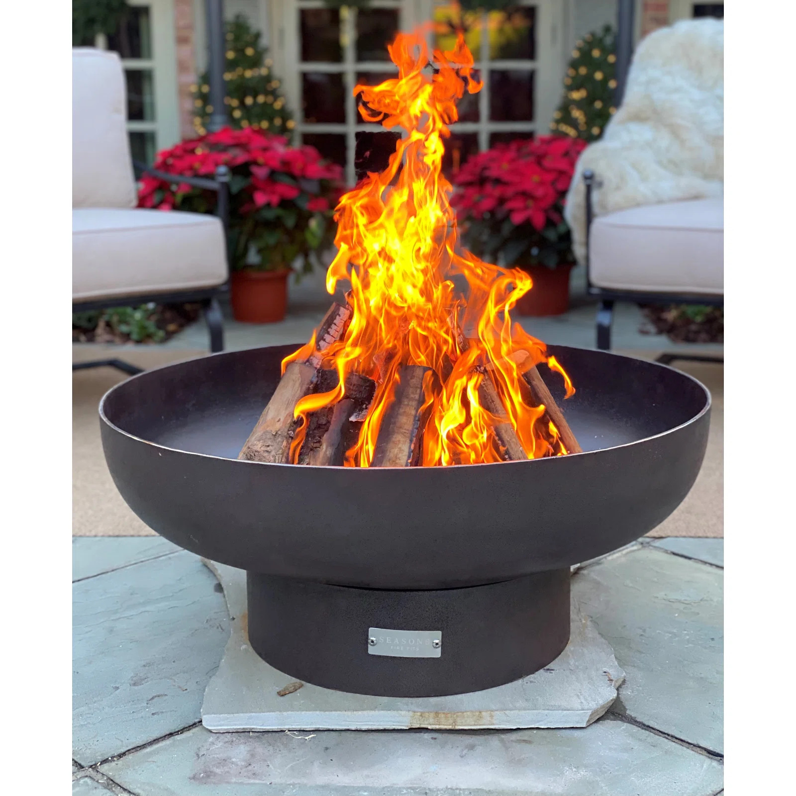 Harrogate Steel Wood Burning Fire Pit | Wayfair North America