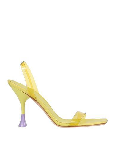 3juin Woman Sandals Yellow Size 7.5 Textile fibers | YOOX (US)