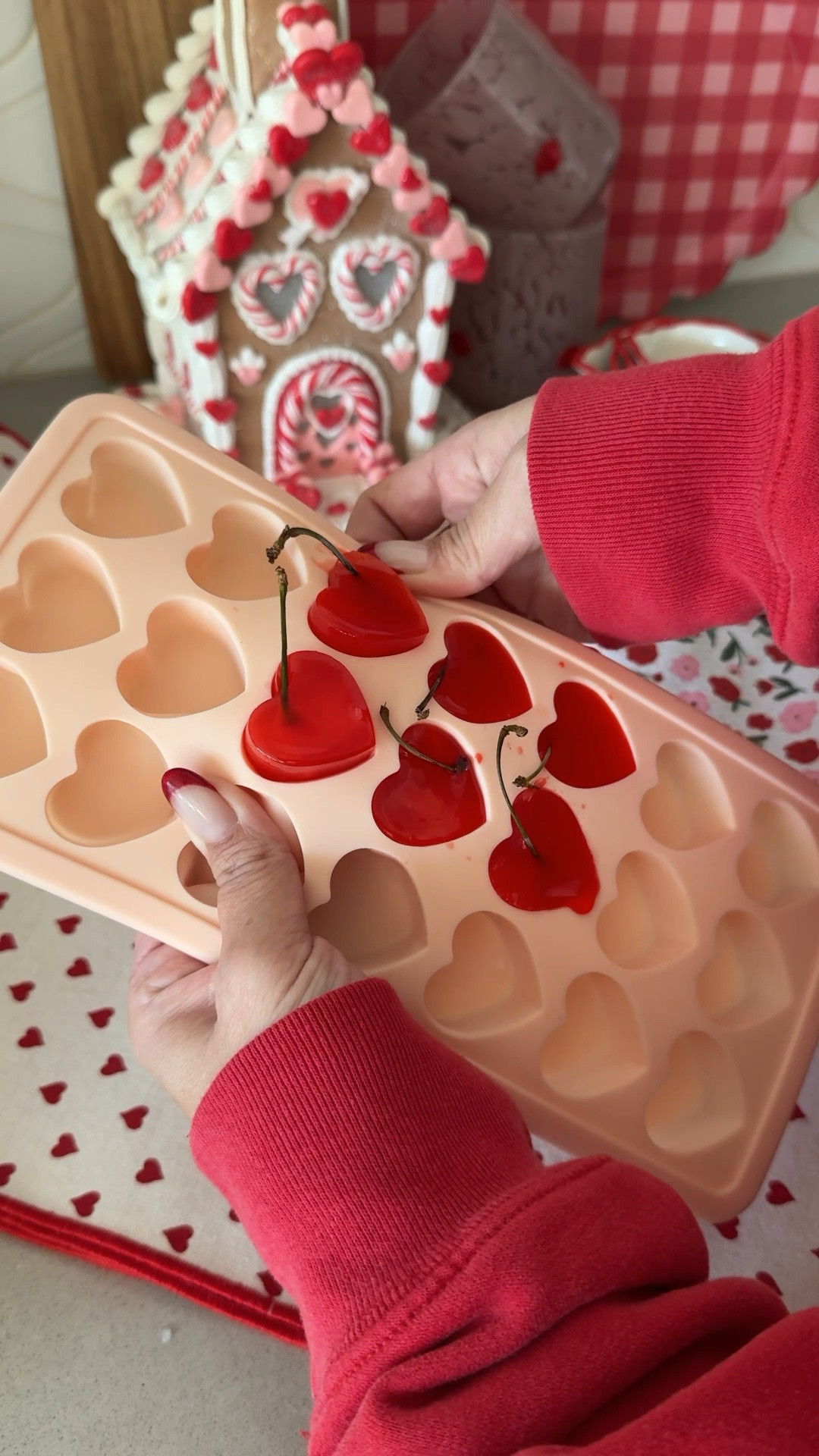Cherry heart ice cubes 🍒❤️  the perfect touch to your Valentine drinks 

#LTKHome #LTKWatchNow #LTKSeasonal