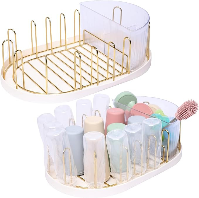 Winnie & Lu Airess Drying Rack – Luxury Gold Stainless Steel, Eco-Friendly Multipurpose Organiz... | Amazon (US)