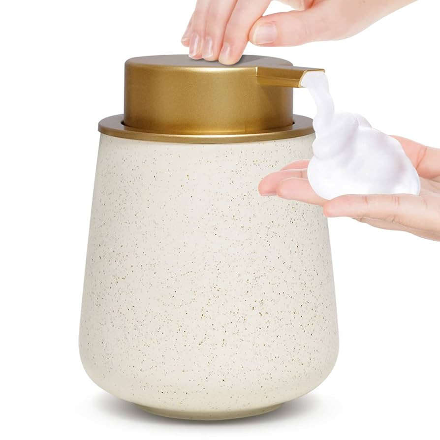 12 Oz Ceramic Soap Dispenser with Pump,Refillable Hand Soap Dispenser for Kitchen Countertop,Dish... | Amazon (CA)