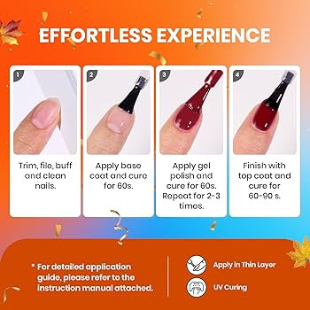 Beetles Oxblood Red Gel Polish Dark Red Full Maroon Red Fall Gel Nail Polish 15ml Soak Off Nail A... | Amazon (US)