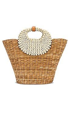 Aranaz Pebble Tote in Natural & White from Revolve.com | Revolve Clothing (Global)