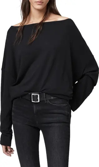 Rita Oversize One-Shoulder Long Sleeve Tee | Nordstrom