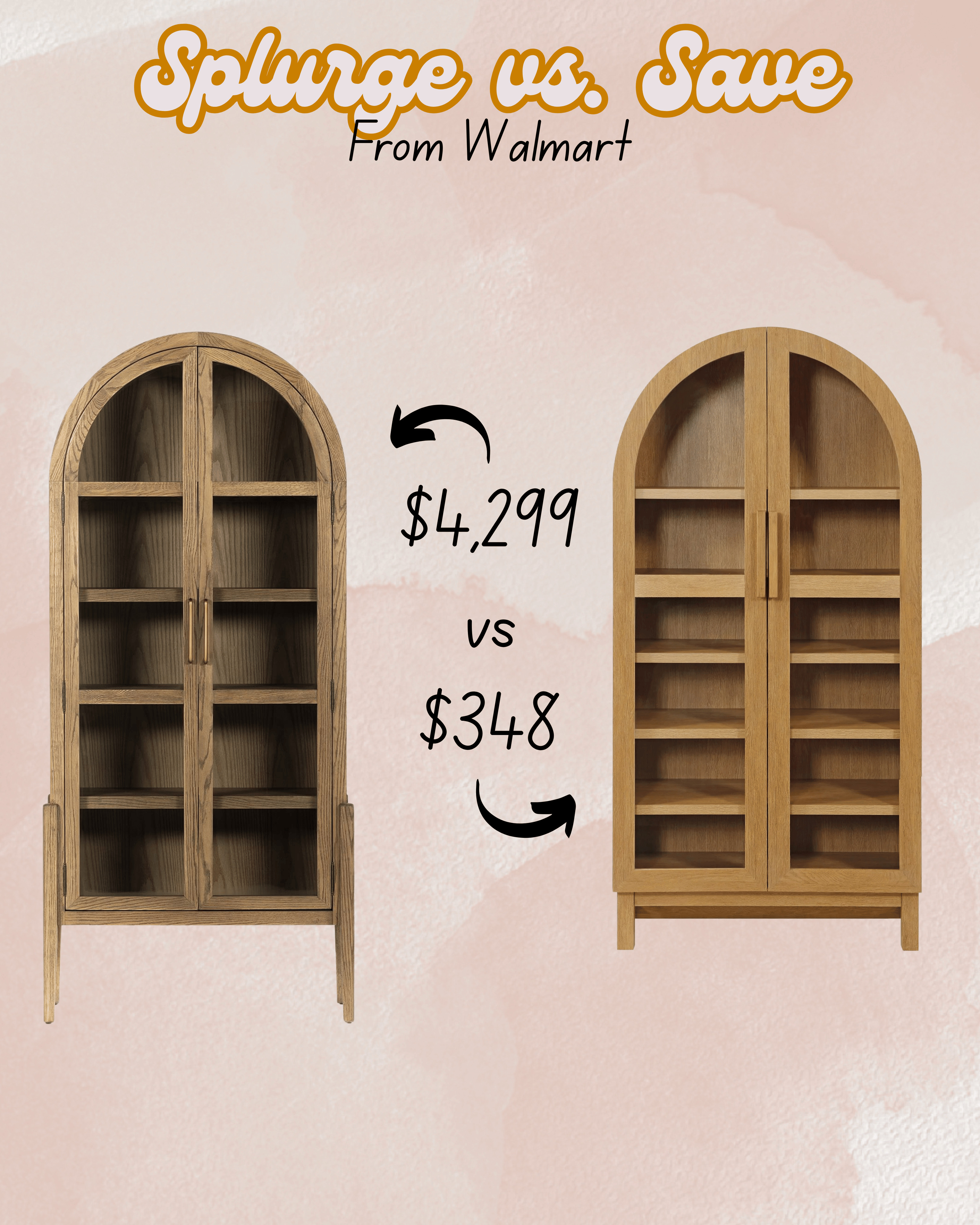 Check out this beautiful arched cabinet from Better Homes & Gardens at Walmart.  This piece comes in three different color options.  I love when you can find affordable furniture that looks designer. 

#walmartfinds #walmartdupes 

 

#LTKWatchNow #LTKHome #LTKFamily