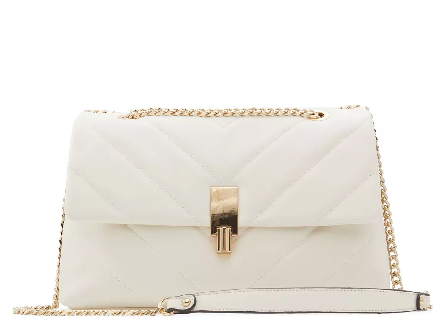 Aldo Rhiladiaax Crossbody | Women's | Bone/Gold | Size One Size | Handbags | Crossbody | Shoulder Ba | DSW