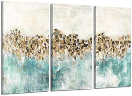 Hardy Gallery Abstract Artwork Rustic Art Picture- Farm Field Painting Print on Canvas for Wall D... | Amazon (US)