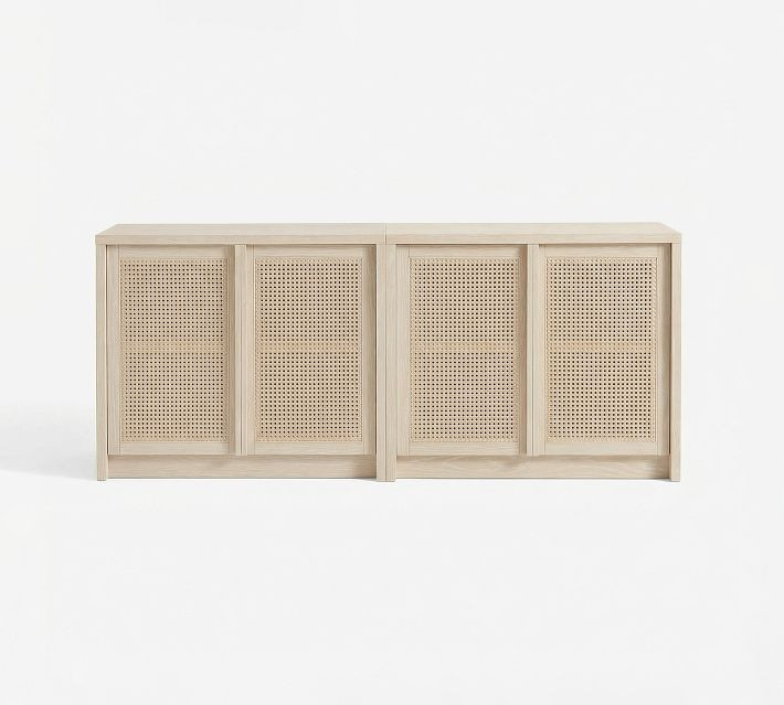 Marina Cane Storage Cabinet Console (72"-144") | Pottery Barn (US)