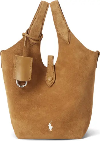 Small Polo Play Suede Crossbody Tote | Nordstrom