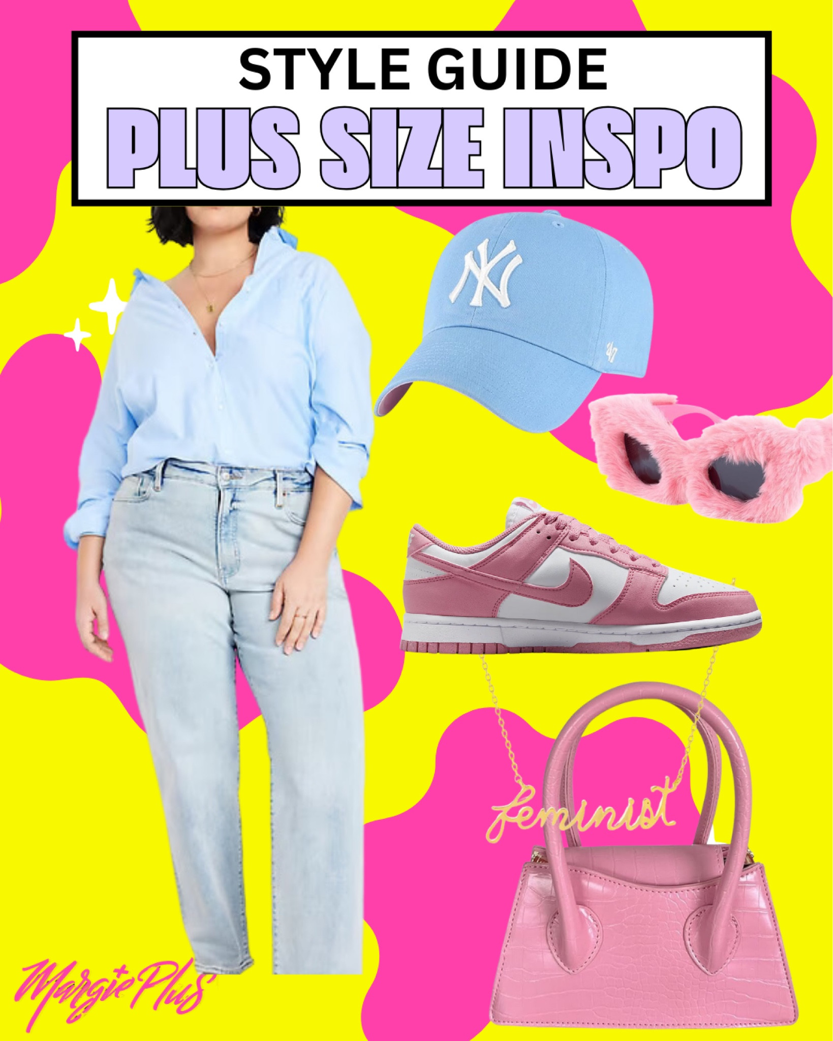 PLUS SIZE Style Inspiration going casual with a twist! Nothing beats a good pair of light denim and sneaker combo #plussize #shopping 

#LTKGiftGuide #LTKStyleTip #LTKPlusSize
