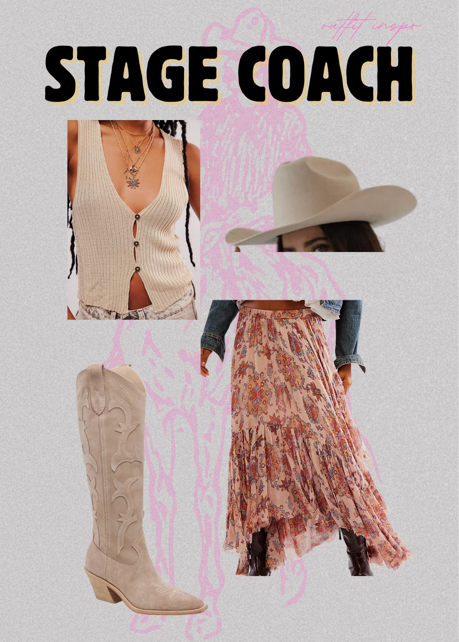 Stagecoach Outfit Inspo // country concert outfit Inspo

#cowgirlaesthetic #festivaloutfitinspo #coastalcowgirl

#LTKFestival #LTKSeasonal