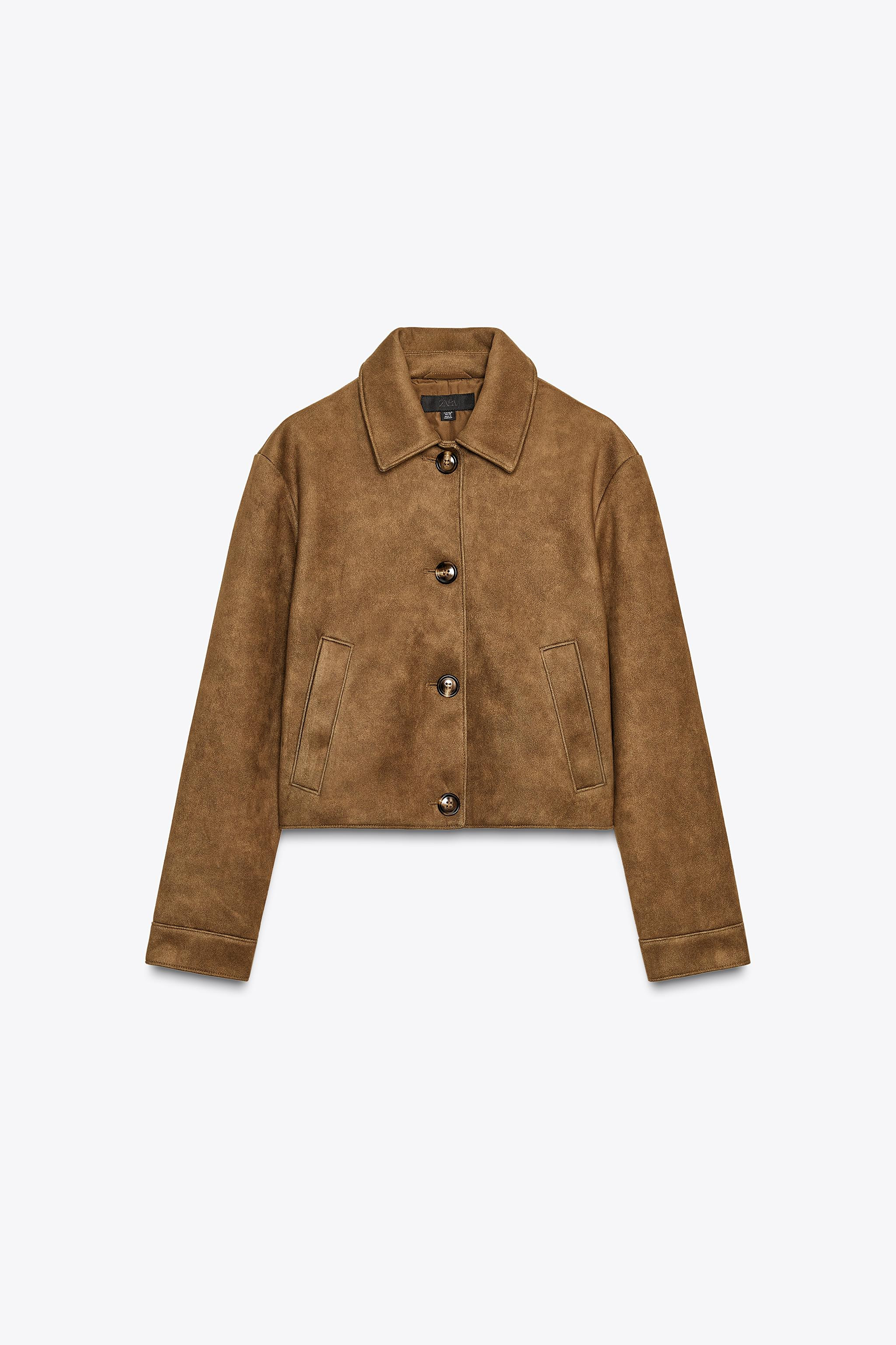 FAUX SUEDE JACKET | Zara US