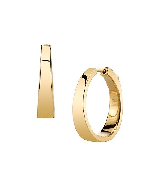 Meryl 18K Yellow Gold Hoop Earrings | Saks Fifth Avenue