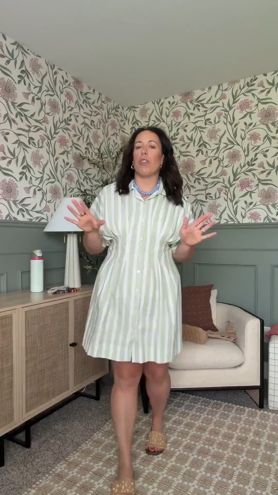 Teacher outfit inspiration for those busy school days! This cute dress makes getting dressed for the classroom easy while still giving you plenty of room to add your favorite accessories. Comfortable, practical, and ready for a full day at school.

#LTKSeasonal #LTKMidsize #LTKootd