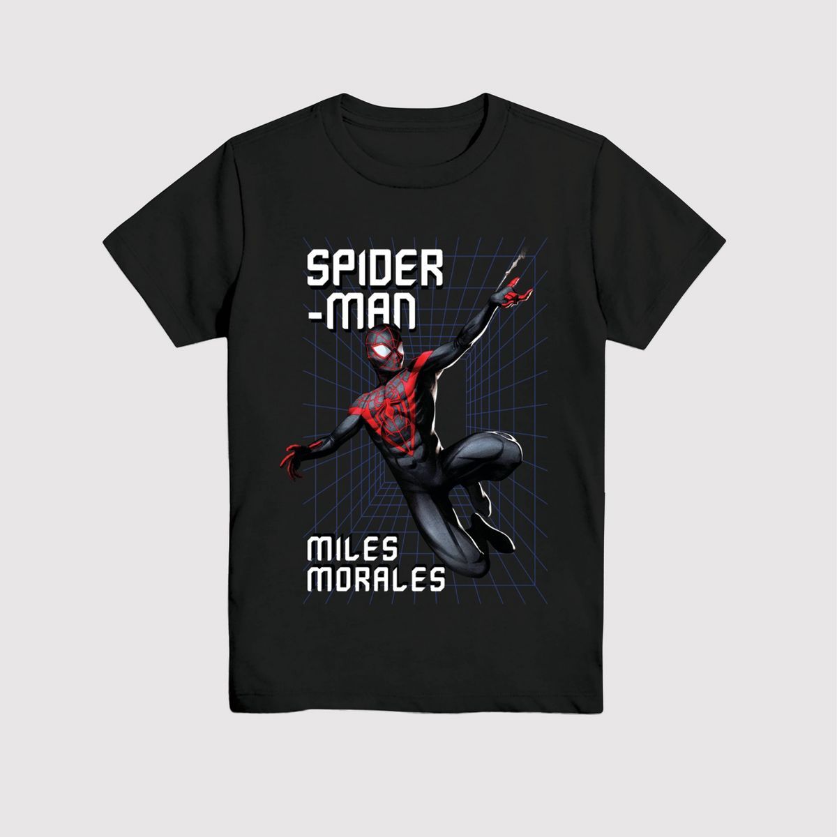 Boys' Marvel Spider-Man: Miles Morales Short Sleeve Graphic T-Shirt - Black | Target