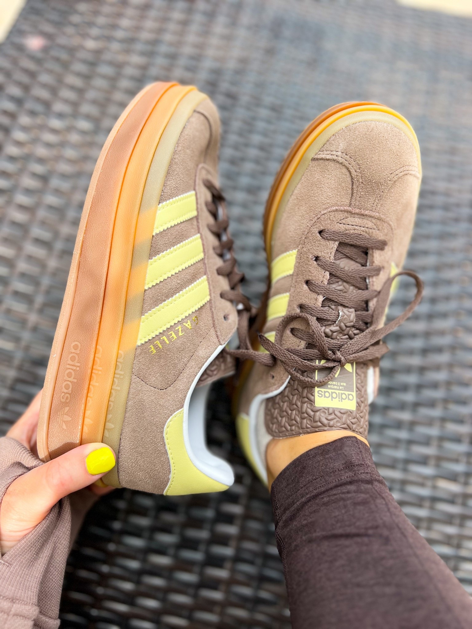 This pair I’m rocking almost every day - the most comfy sneakers. Size down!! I’m 8.5 and wearing 8 in these. Adidas Gazelle Bold Platform Sneakers - adidas is having sale up to 60% off!! 

#LTKHoliday #LTKootd #LTKGiftGuide