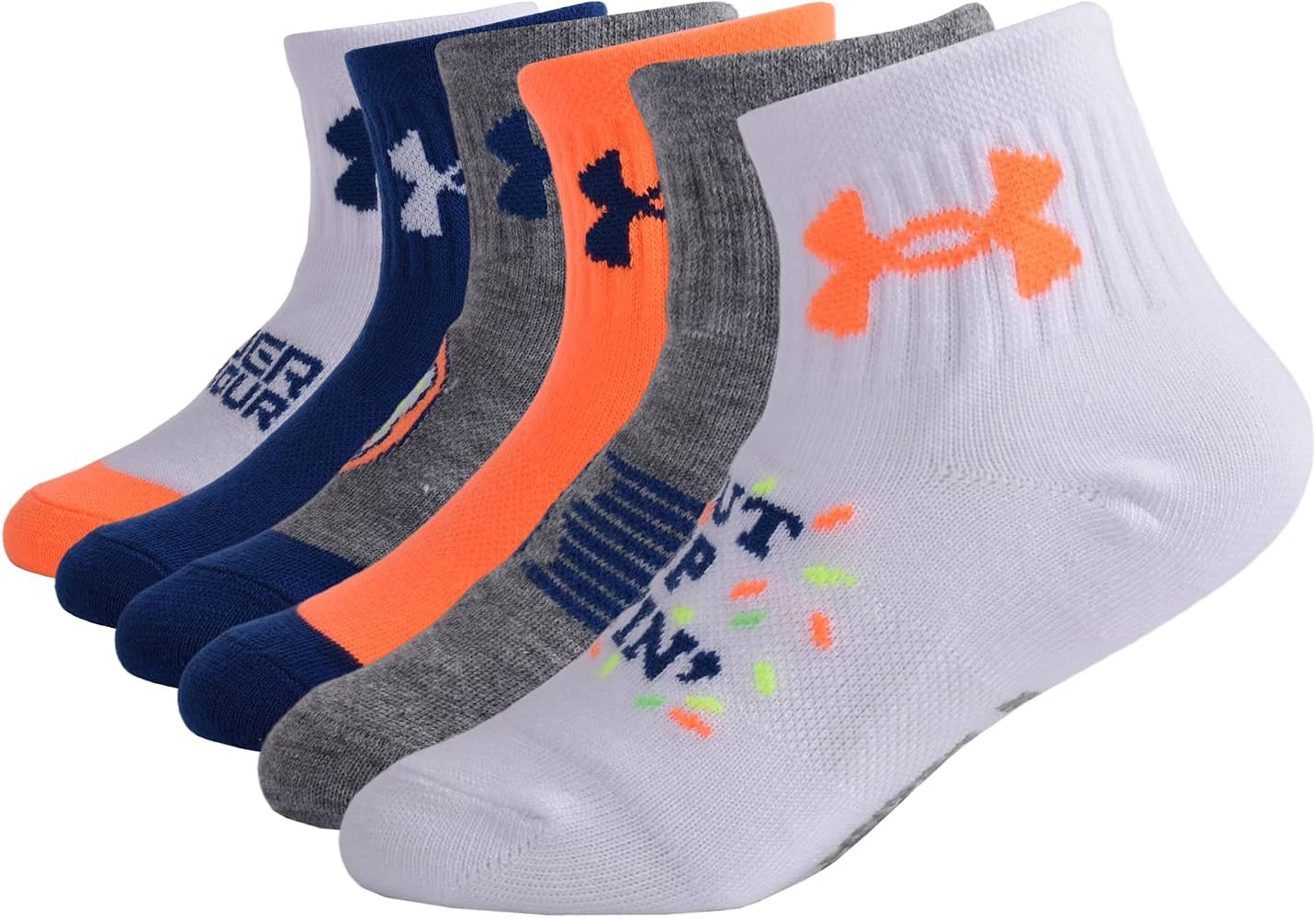 Under Armour Boys' Multi Pack Quarter Sock | Amazon (US)