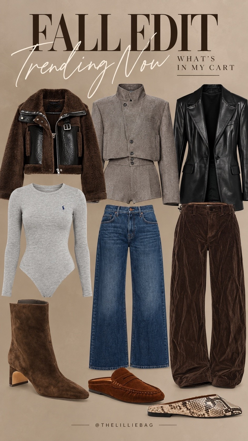Fall’s trending list is GOOD good. 🤎🍂 The textures, chocolate brown, suede, denim… basically everything I want to wear right now. These are sitting in my cart + a few I already know are going to be major this season. Which one are you grabbing first? 👀

fall fashion. fall outfits. fall trends. trending fall style. women’s fall fashion. fall outfit ideas. suede shoes. chocolate brown fashion.

#LTKootd #LTKSeasonal #LTKWorkwear