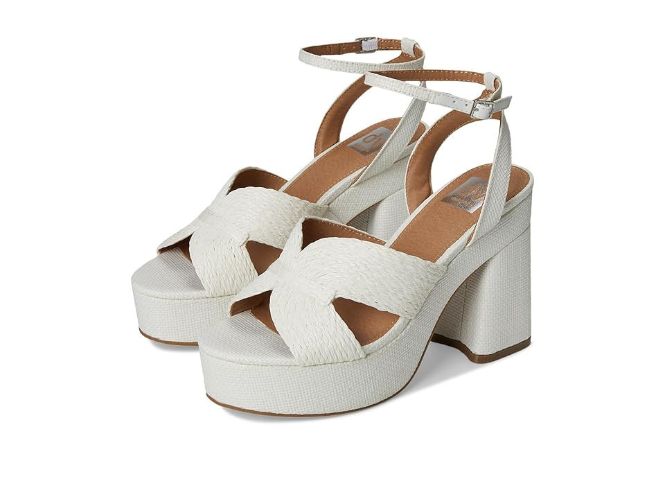 DV by Dolce Vita Waylan Women's Sandals White : 7.5 M, Synthetic | Zappos