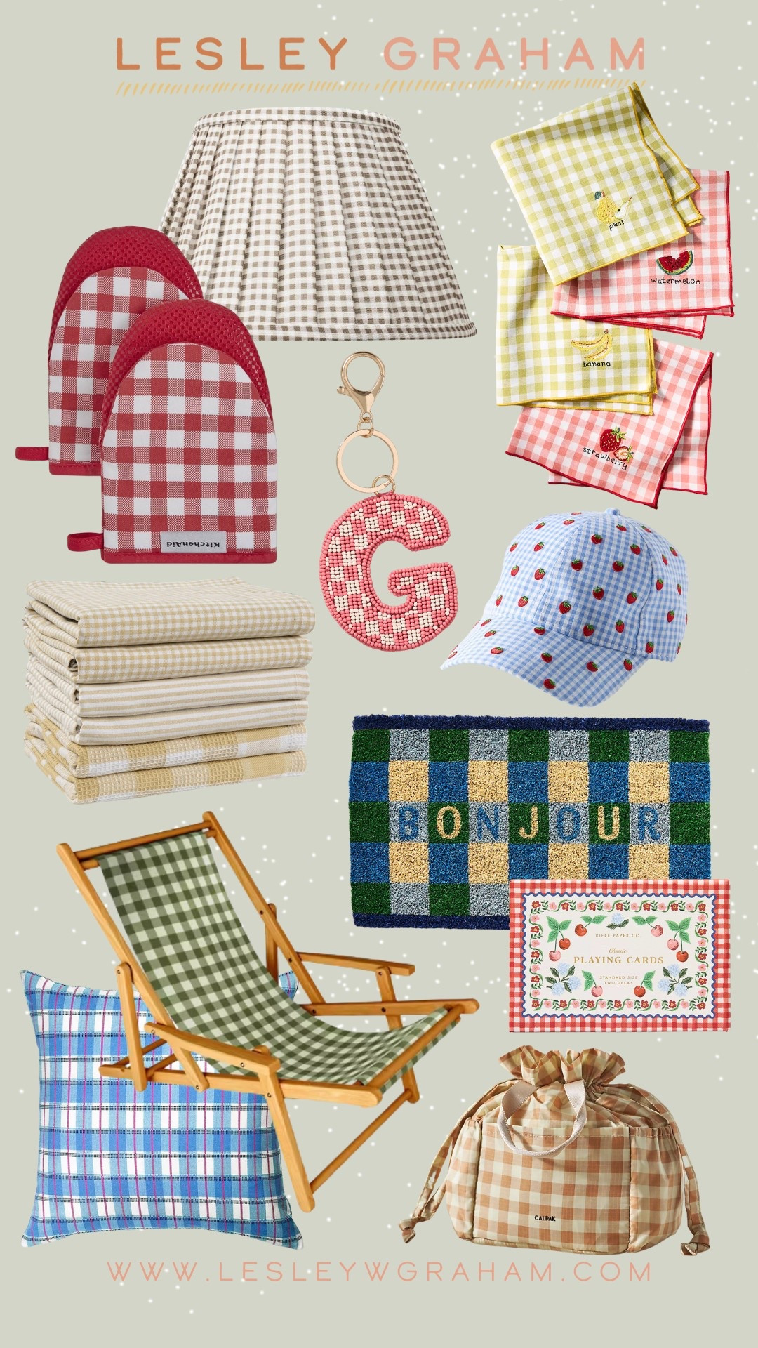 All things gingham! Gingham decor gingham accessories pillows oven gloves napkins lampshades baseball hat. Classic and charming - love!  

#LTKOver40 #LTKHome #LTKFindsUnder50