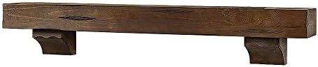Amazon.com: Breckenridge Distressed Wood Mantel Shelf - Ash Rustic 60 Inch Beautiful Wooden Rusti... | Amazon (US)