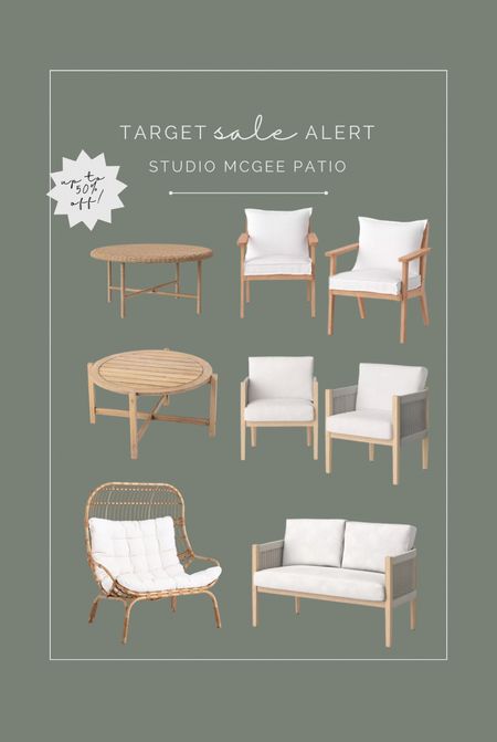 Up to 50% off Studio McGee patio furniture!

Outdoor living, coffee table, outdoor chairs, egg chair, patio loveseat, sofa, target sale

#LTKSeasonal #LTKsalealert #LTKhome