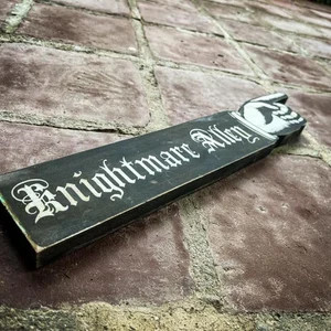 Custom Text Magical Alley Pointing Hand, Solid Wood and Paint Sign, High Quality, Unique, Perfect... | Etsy (US)