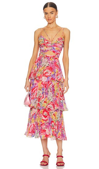 Luke Pleated Tier Dress | Revolve Clothing (Global)