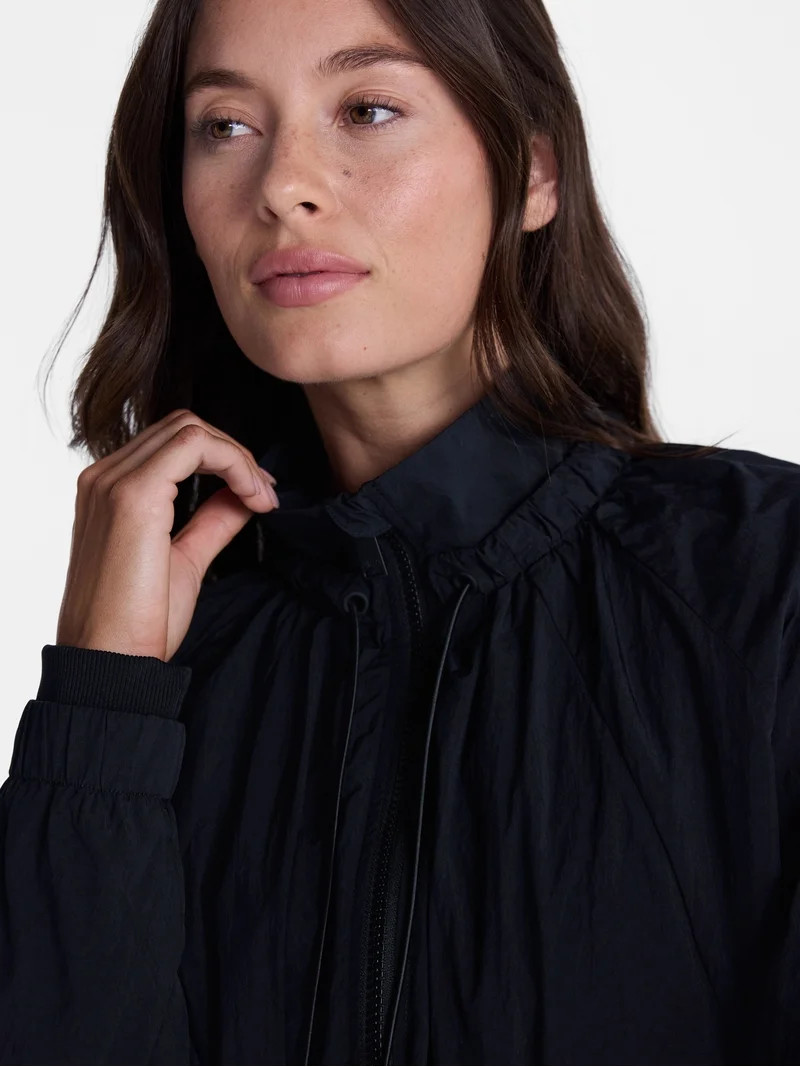 Avia Women's and Women's Plus Crinkle Jacket, Sizes XS-4X | Walmart (US)